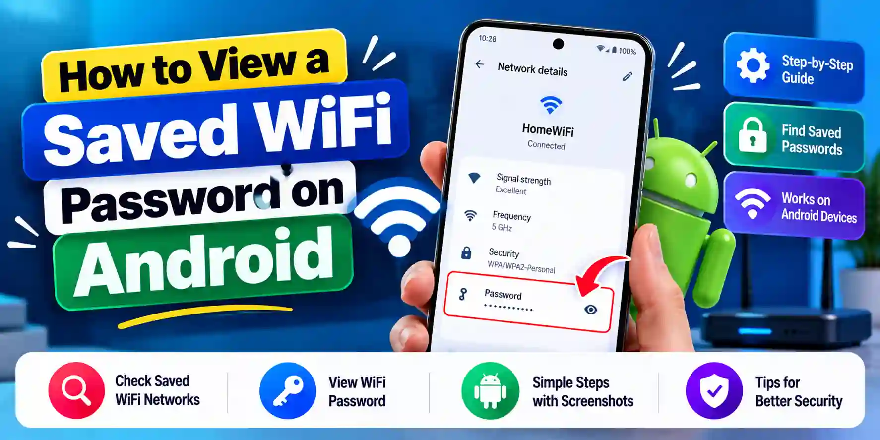How to View Your Saved WiFi Password on Android