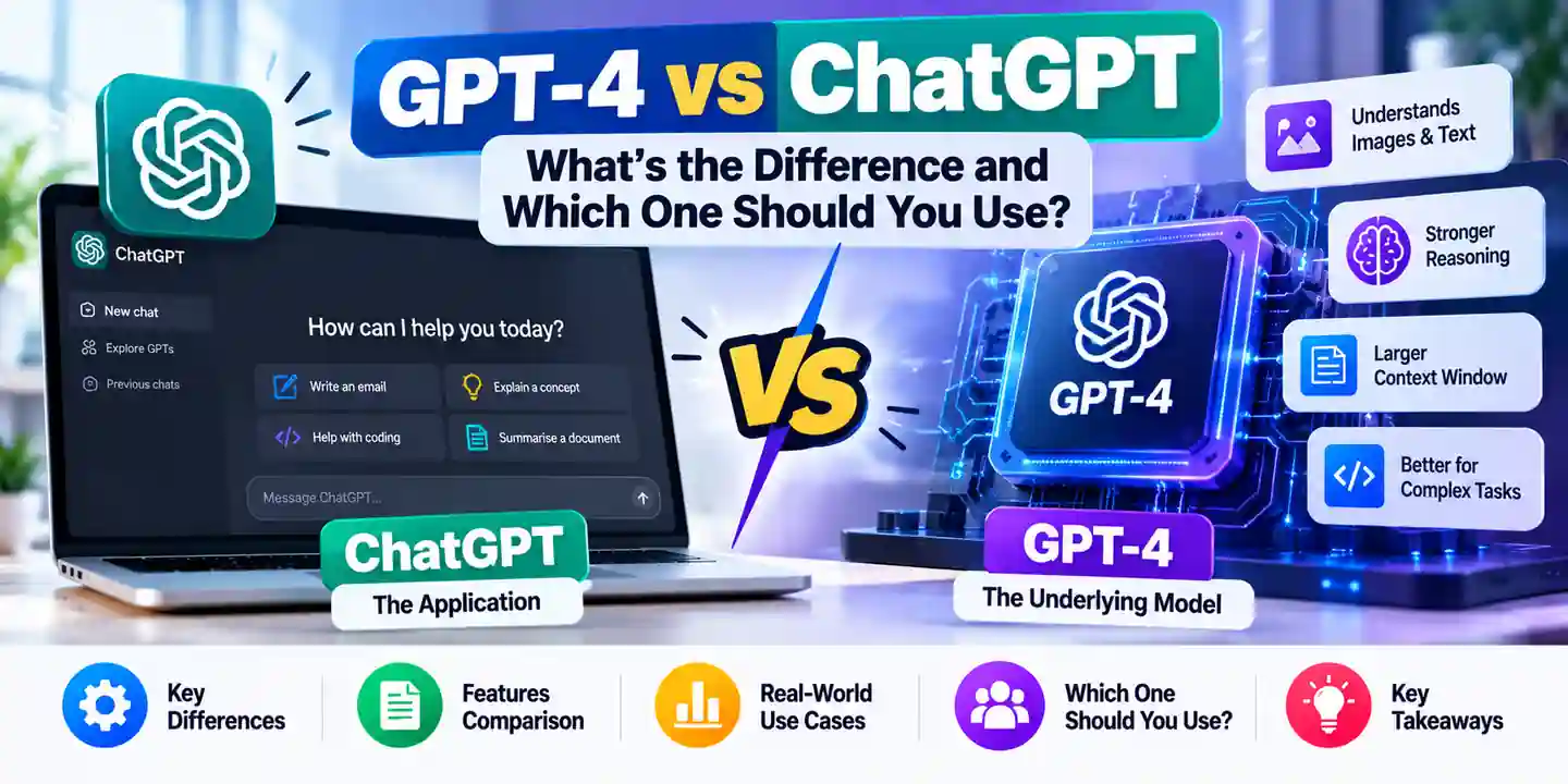 GPT-4 vs ChatGPT: Differences, Features & Which to Use